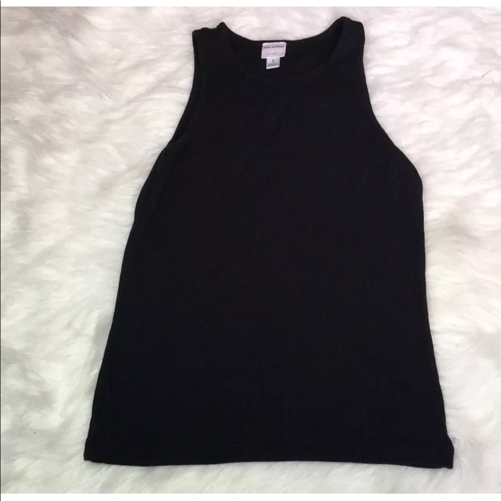 Isaac Mizrahi Black Tank Top Size Small